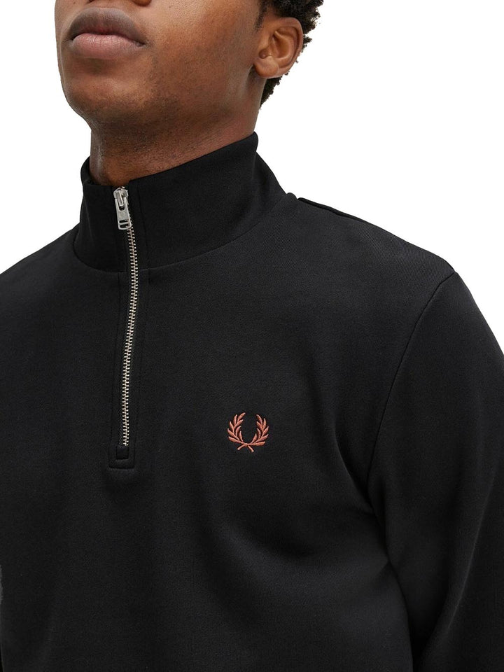 Fred Perry Felpa Uomo M3574 Nero