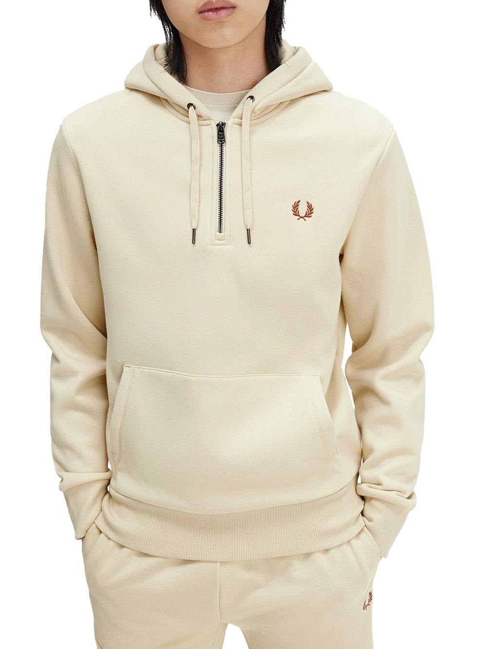 Fred Perry Felpa Uomo M8643 Beige