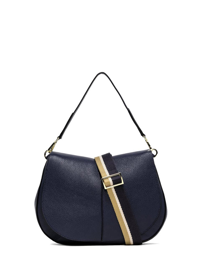 Gianni chiarini Borsa a Spalla Donna Helena Round Bs 6037 Comm GrN-na Navy