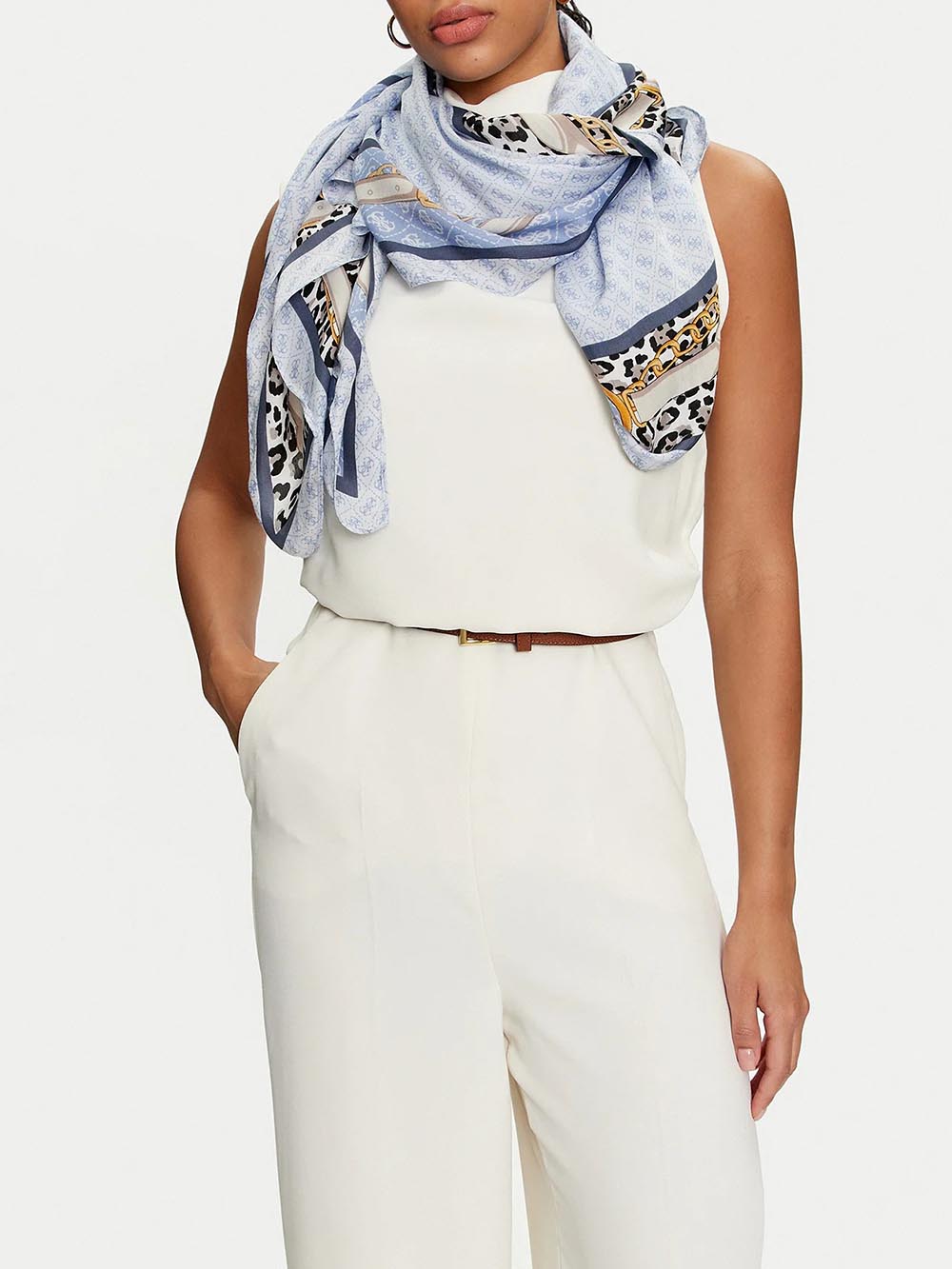 Guess Foulard Donna Aw5134 Vis03 Noelle Kefiah Celeste