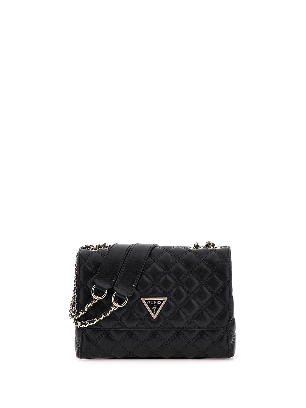 Guess Borsa a Tracolla Donna Hwqg87 48200 Giully Nero