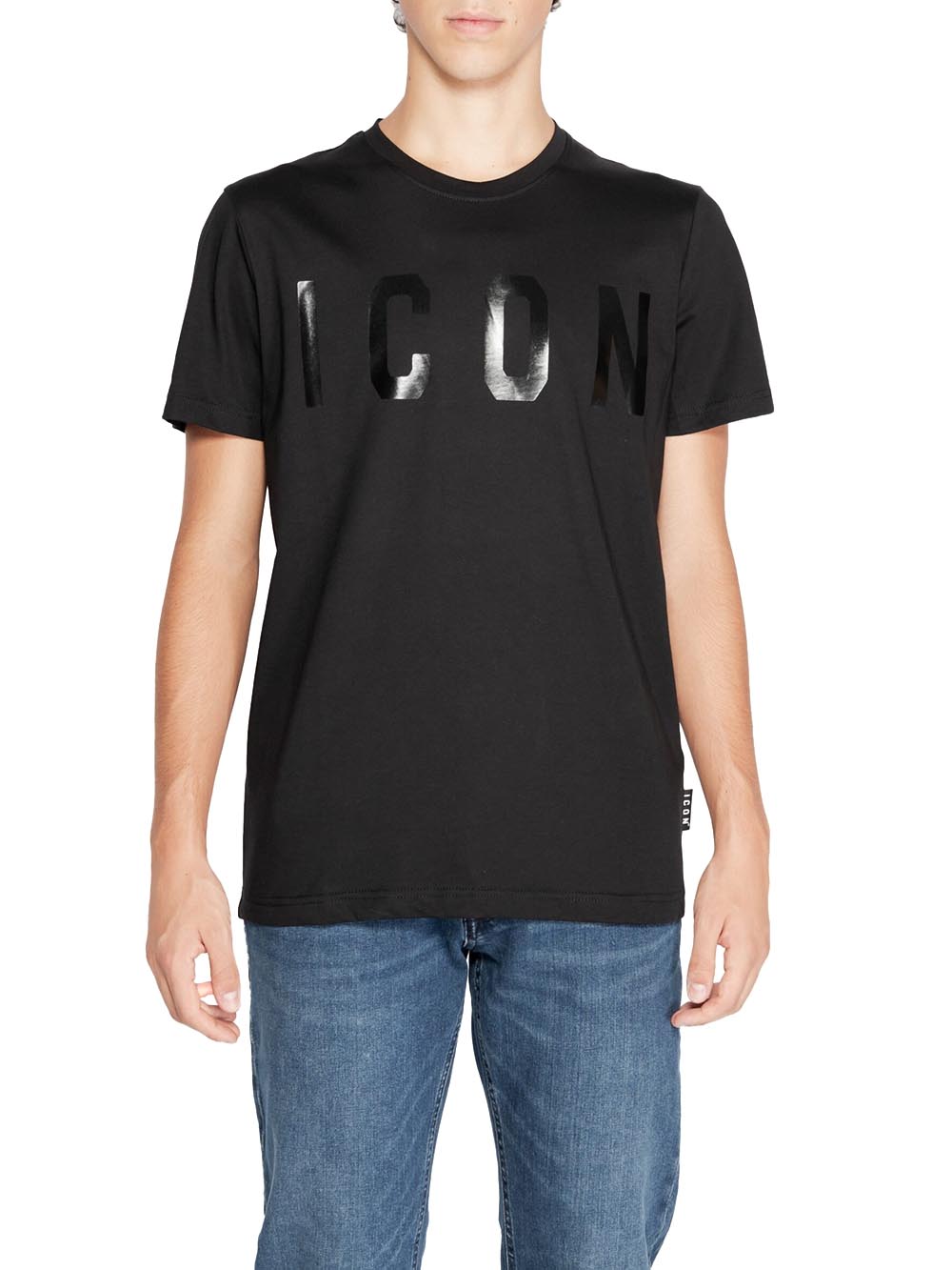 ICON T-shirt Uomo Iu9013t Nero