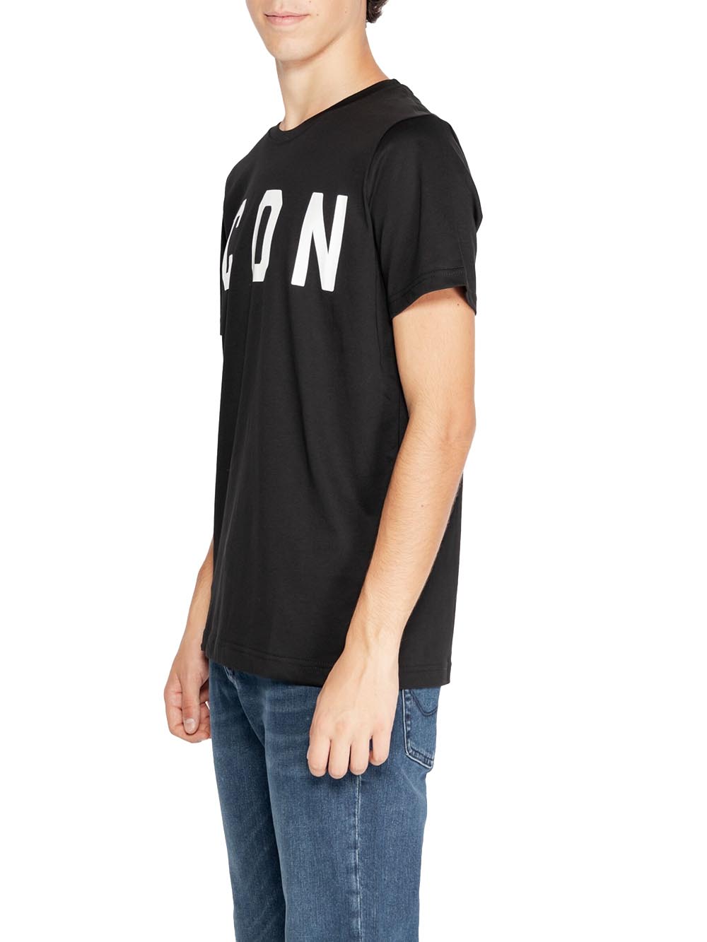 ICON T-shirt Uomo Iu9013t Nero