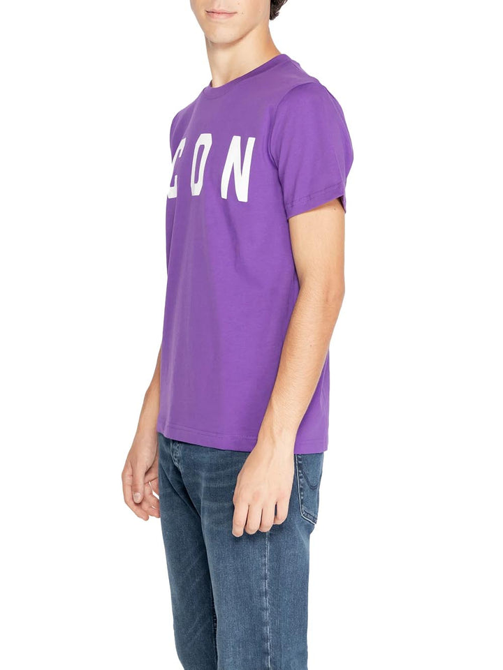 ICON T-shirt Uomo Iu9013t Viola