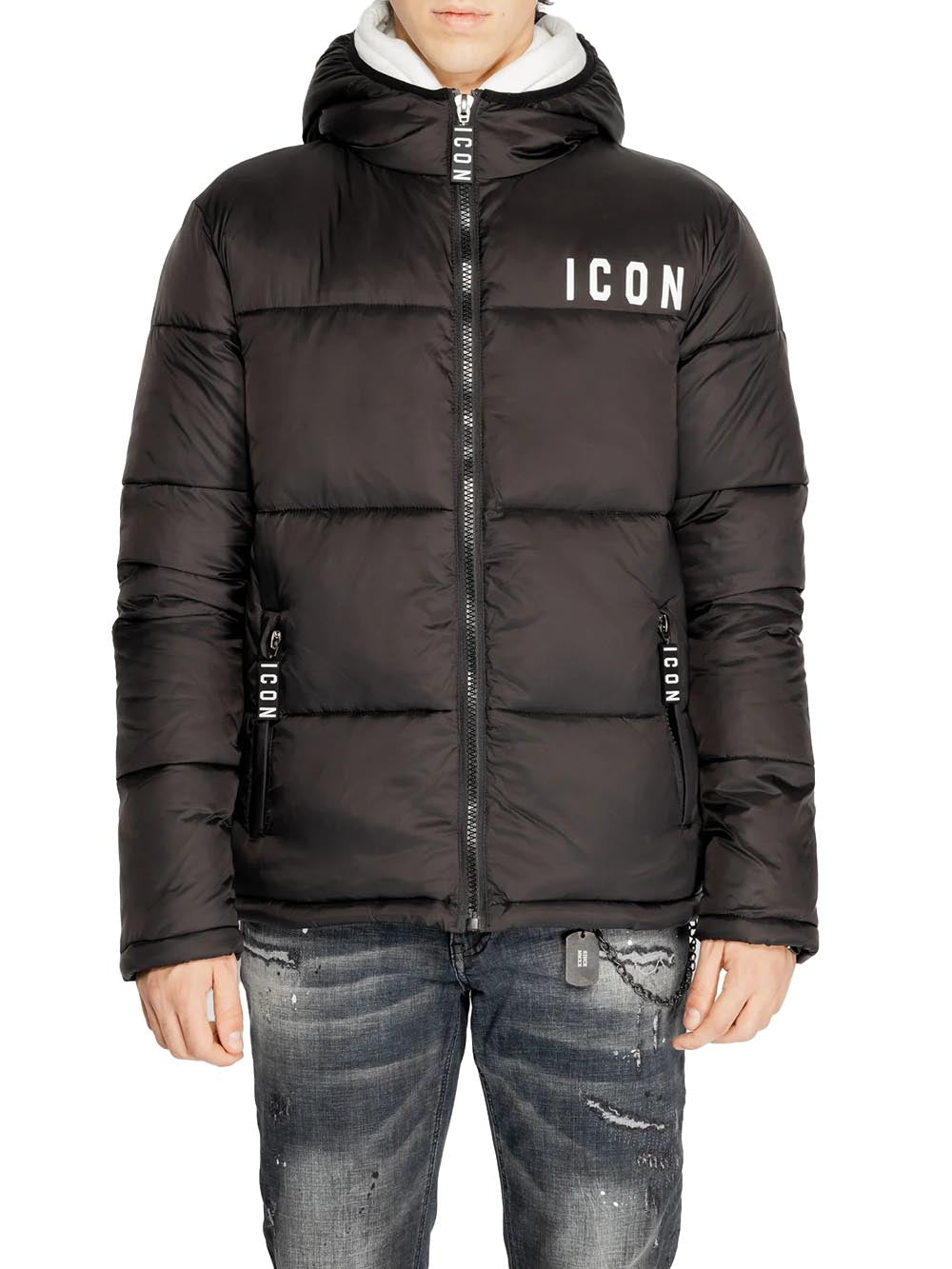 ICON Giubbino Uomo Iu9225j Nero