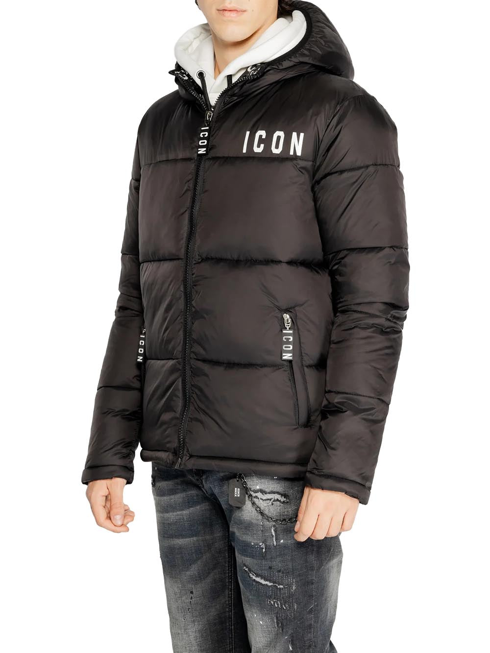 ICON Giubbino Uomo Iu9225j Nero