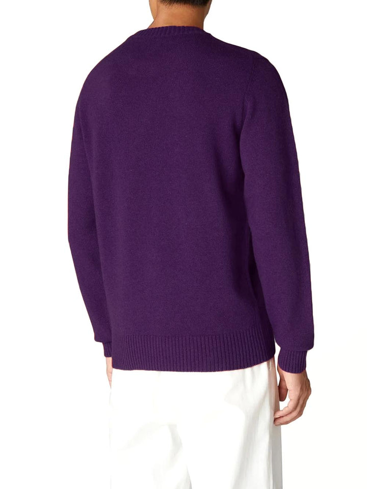 K-Way Pullover Uomo K2112pw Sebastien Lambswool Viola