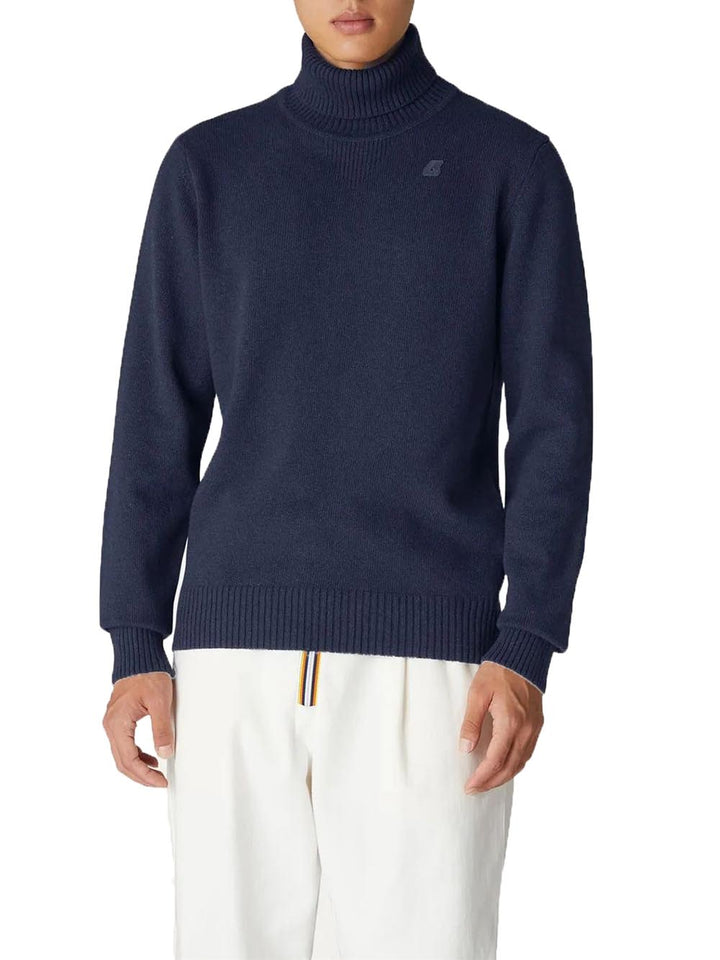 K-Way Pullover Uomo K2112qw Henry Lambswool Blu