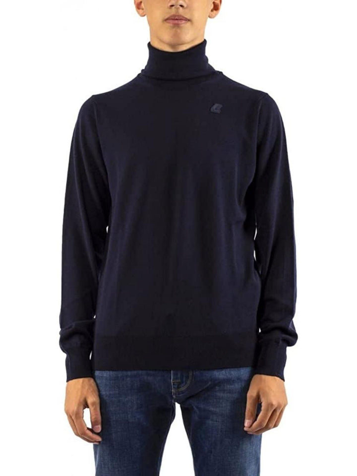 K-Way Pullover Uomo K2113cw Henry Merino Blu