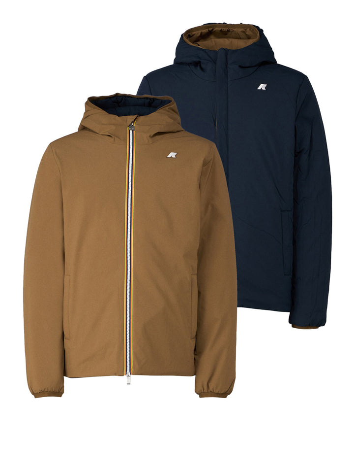 K-Way Giubbino Uomo K6128vw Jack St Warm Double Beige/blu