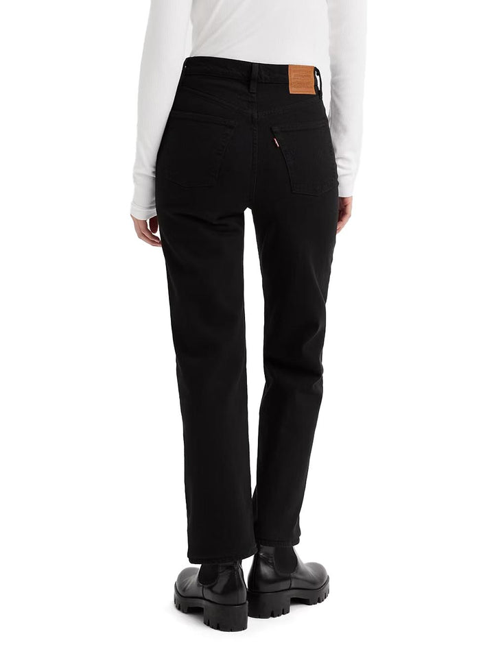 Levi's Jeans Donna Ribcage Straight Ankle 72693 Nero