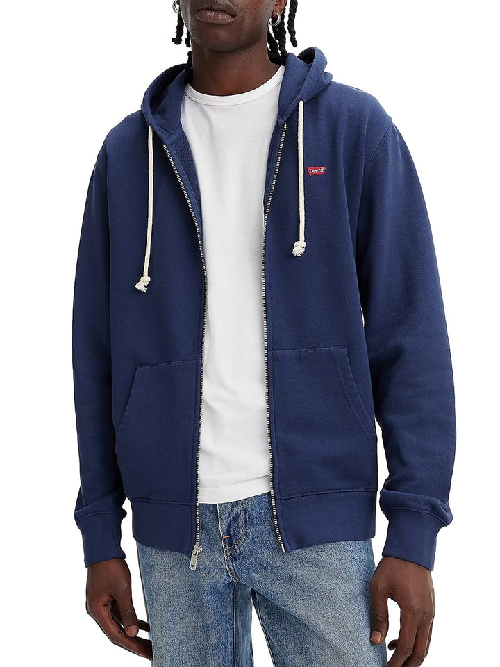 Levi's Felpa Uomo The Original Hm Zip Up 34584 Blu