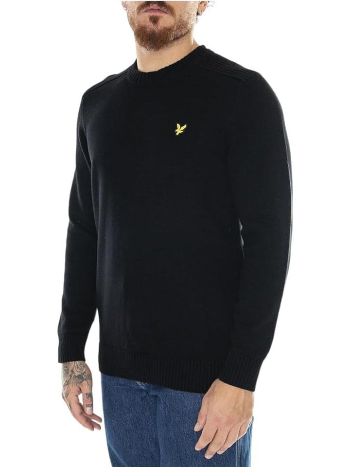 Lyle & Scott Pullover Uomo Kn1925v Nero