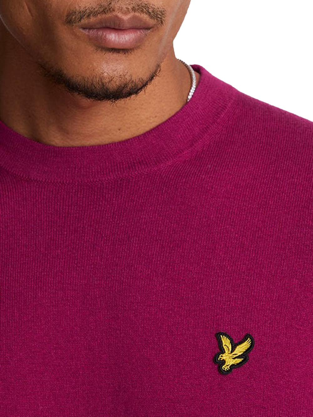 Lyle & Scott Pullover Uomo Kn2110v Bordeaux