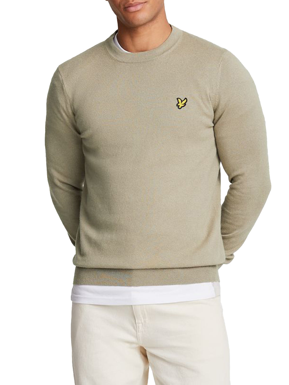 Lyle & Scott Pullover Uomo Kn2110v Verde salvia