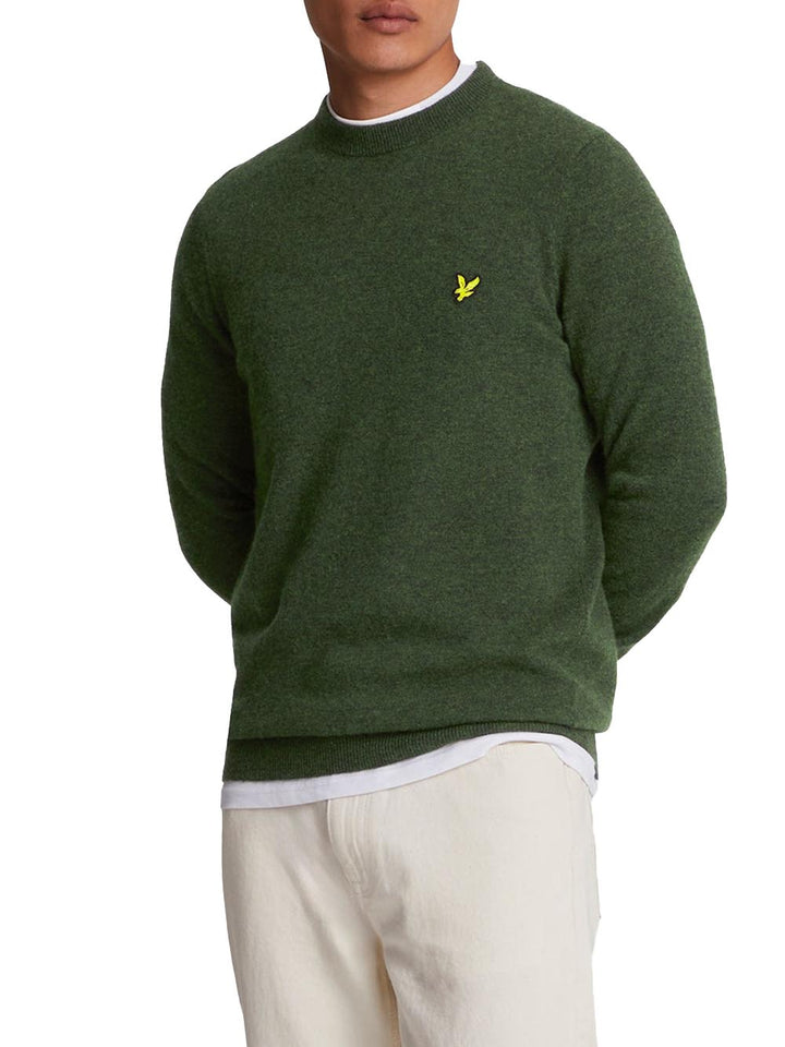 Lyle & Scott Pullover Uomo Kn2114v Verde bosco