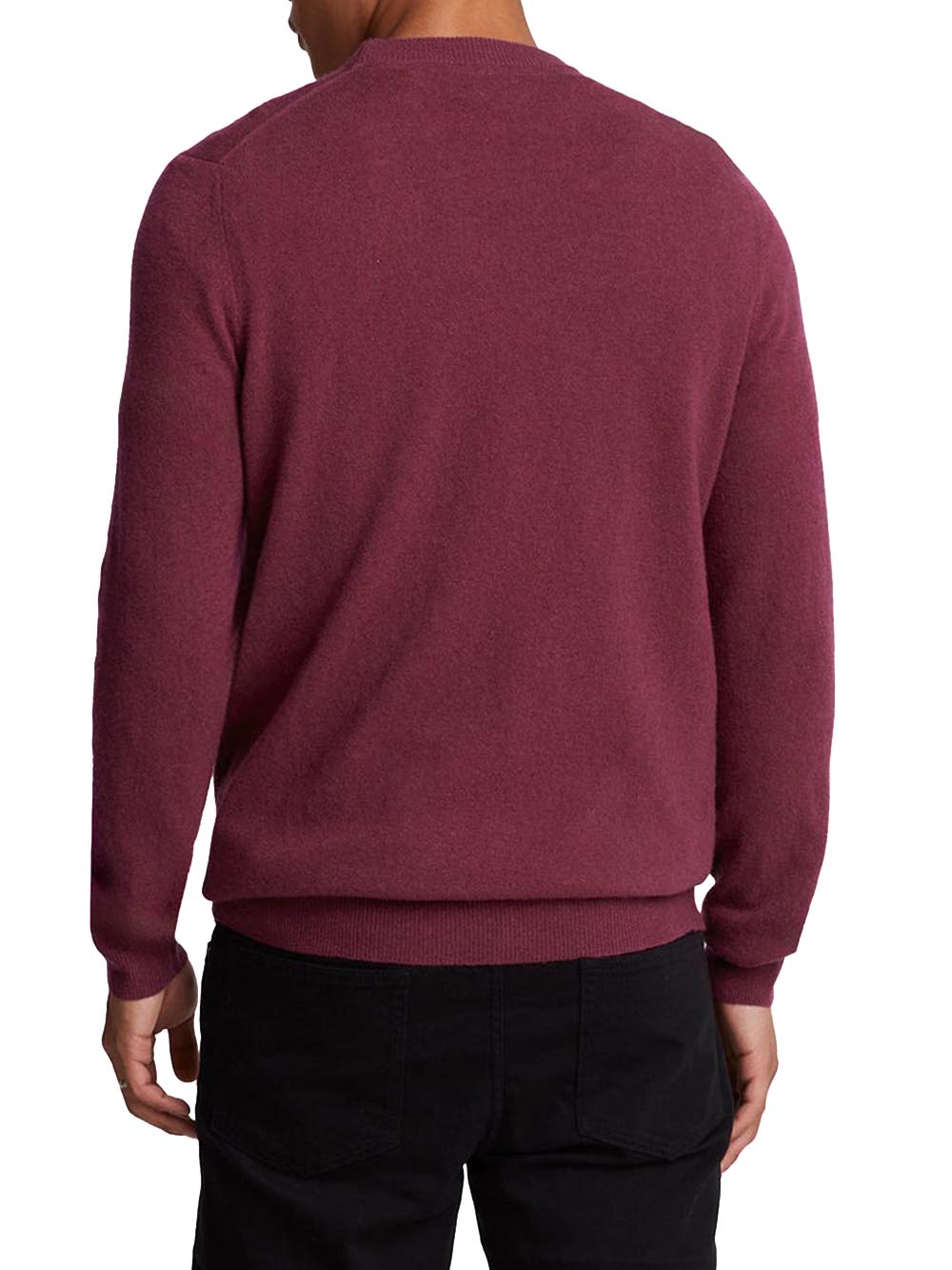 Lyle & Scott Pullover Uomo Kn2114v Bordeaux