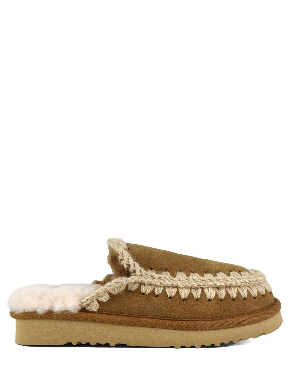 Mou Ciabatta Donna Eskimo Slipper 101125a Cognac