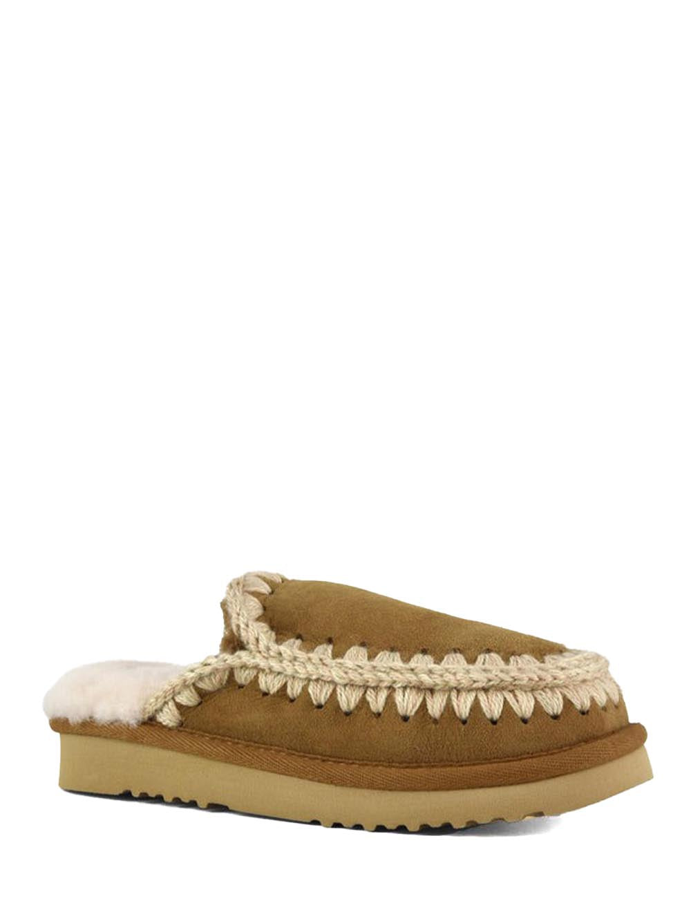 Mou Ciabatta Donna Eskimo Slipper 101125a Cognac