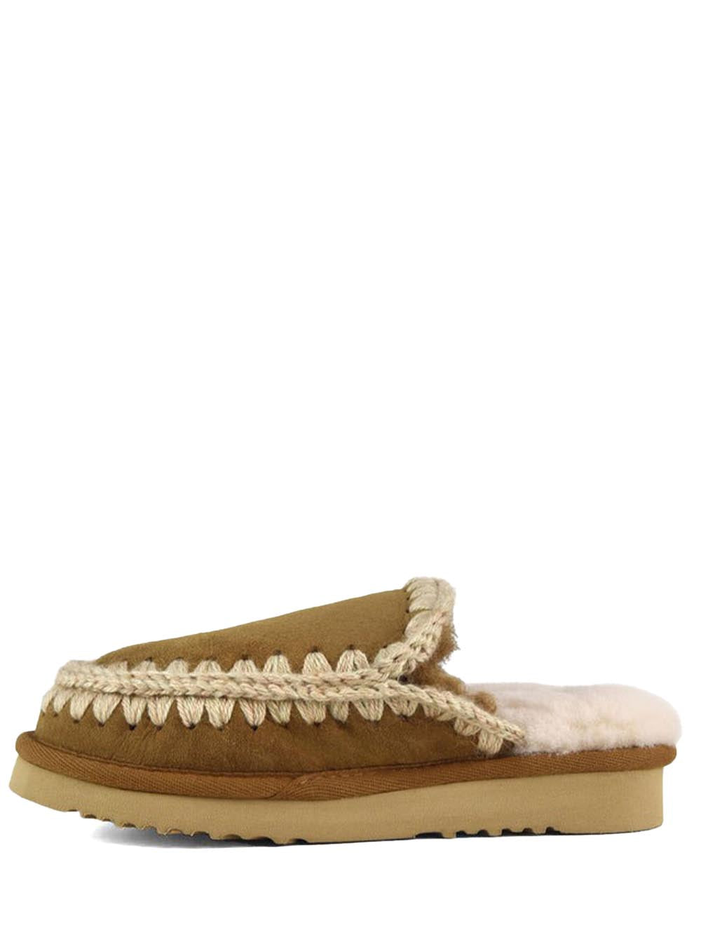 Mou Ciabatta Donna Eskimo Slipper 101125a Cognac