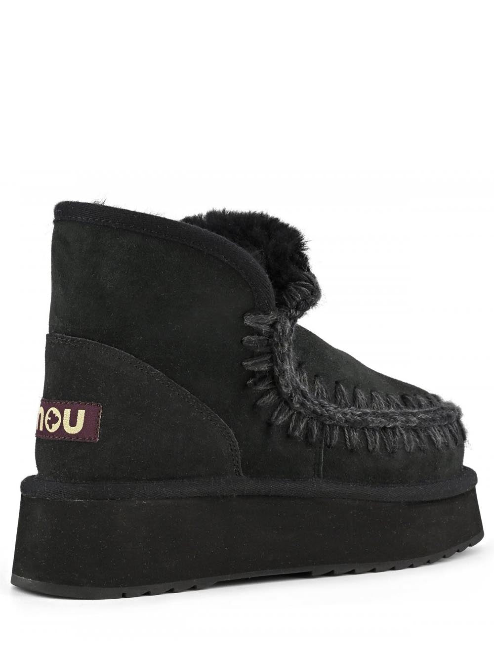 Mou Stivaletti Boot Donna Mini Eskimo Platform Boot 681000a Nero