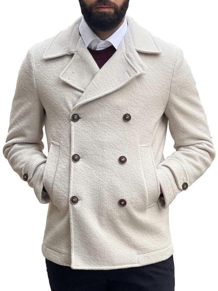 Mulish Cappotto Uomo Giove Mcp23 Panna