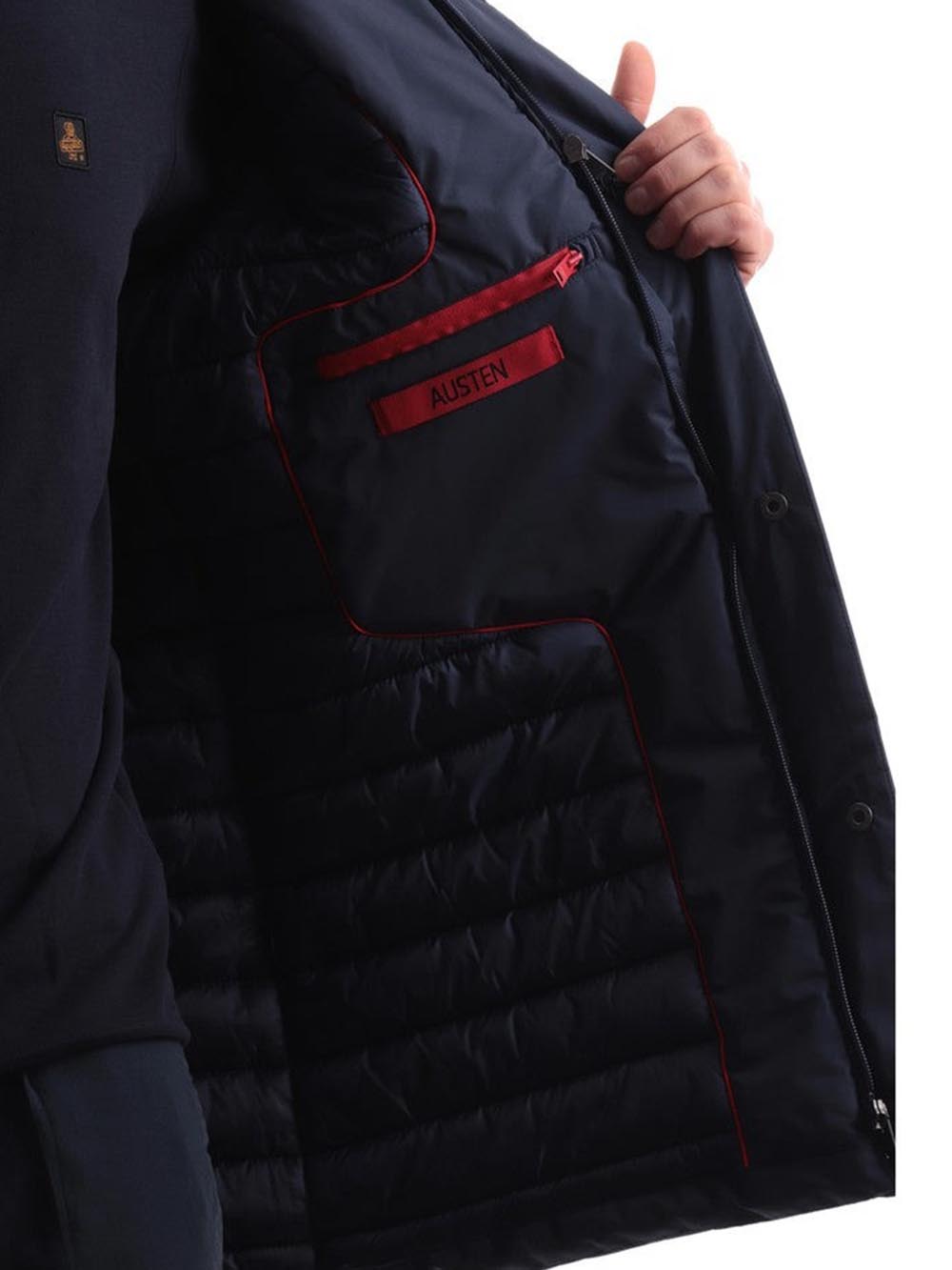 Museum Giubbino Uomo Austen Ms24biuja72pl665 Blu