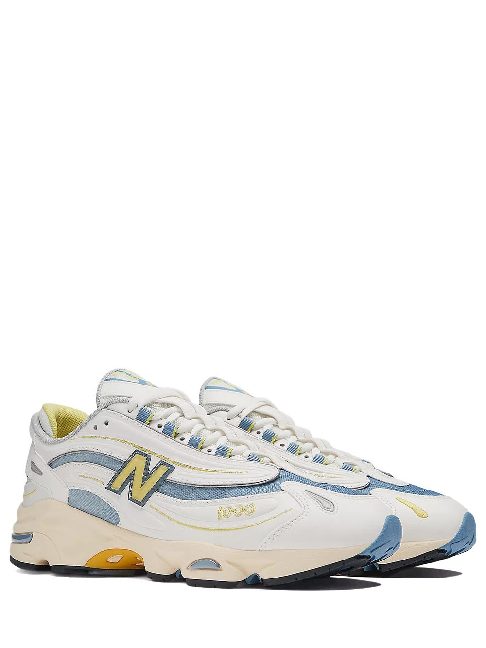 New Balance Sneaker Unisex 1000 Bianco/celeste