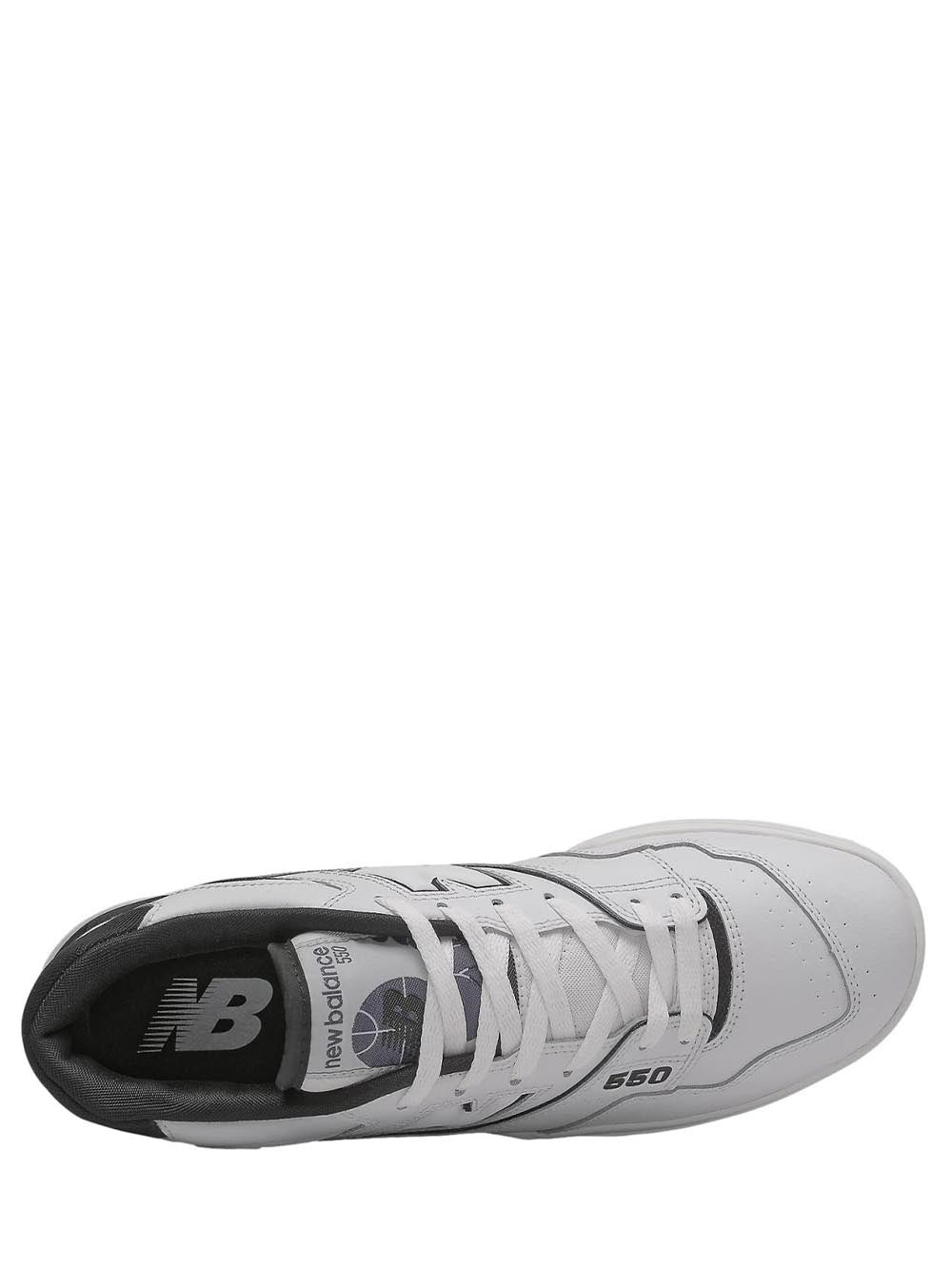 New Balance Sneaker Unisex Bb550 White black