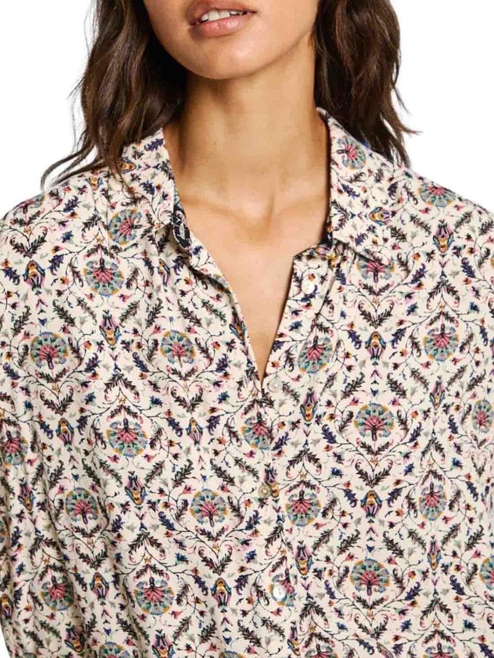 Pepe Jeans Camicia Donna Passion Pl304949 Panna