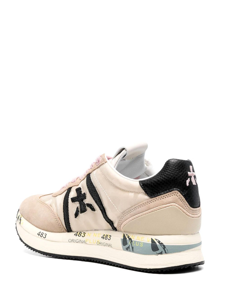 Premiata Sneakers Donna Conny Beige nero