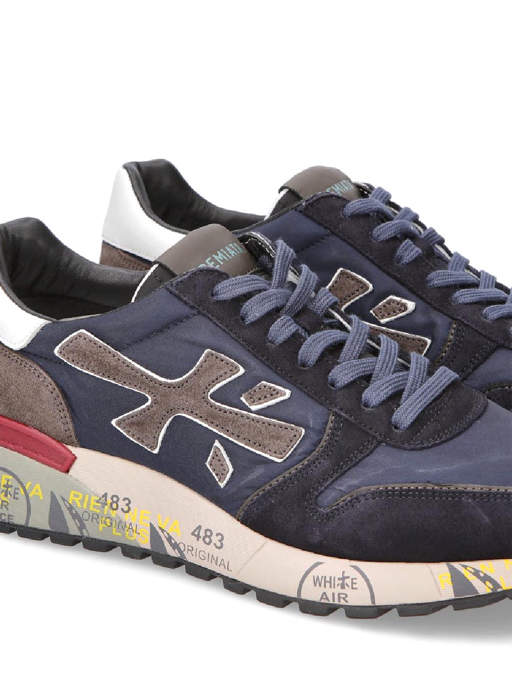 Premiata Sneakers Uomo Mick Blu grigio