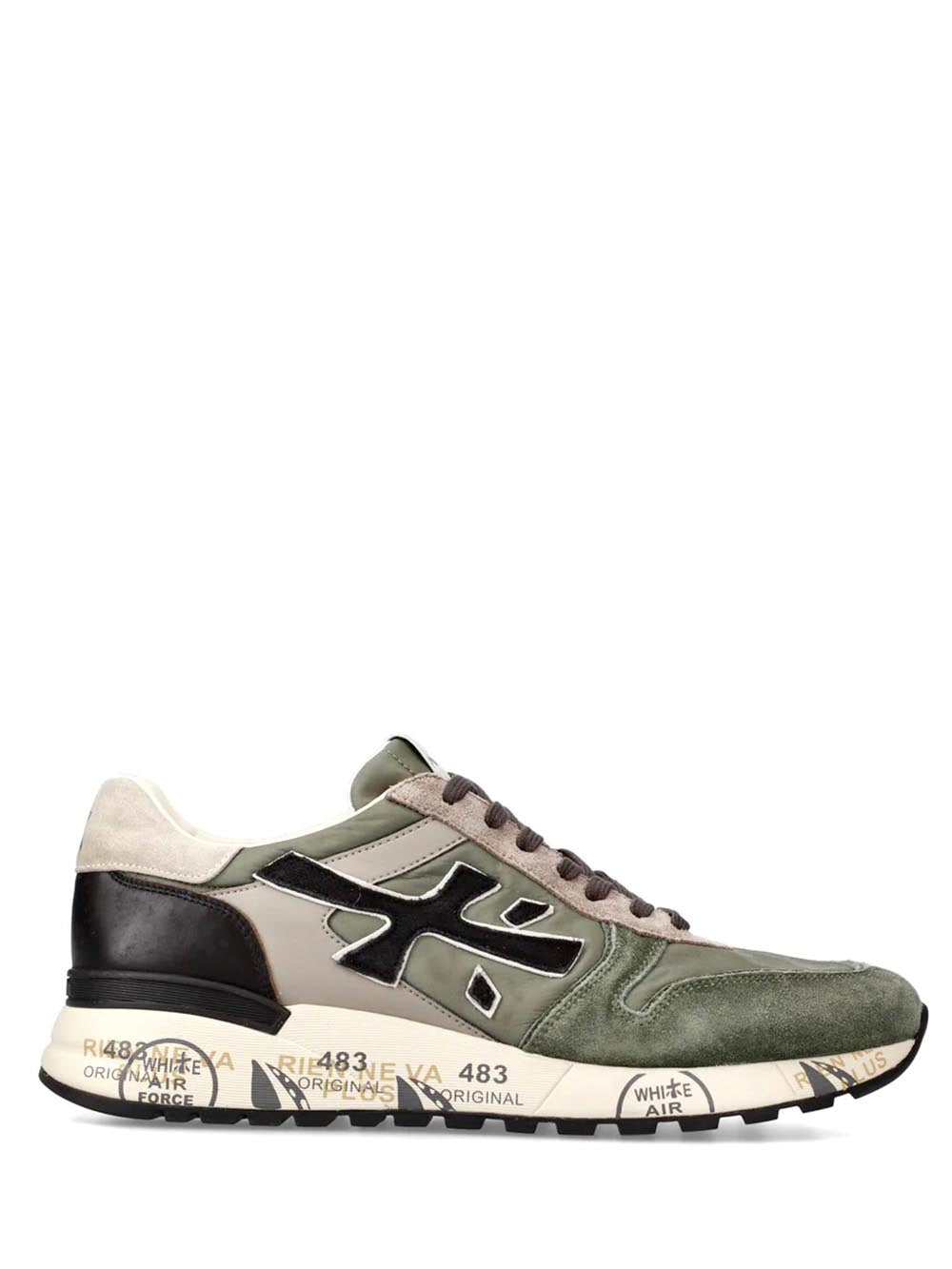 Premiata Sneakers Uomo Mick Verde grigio