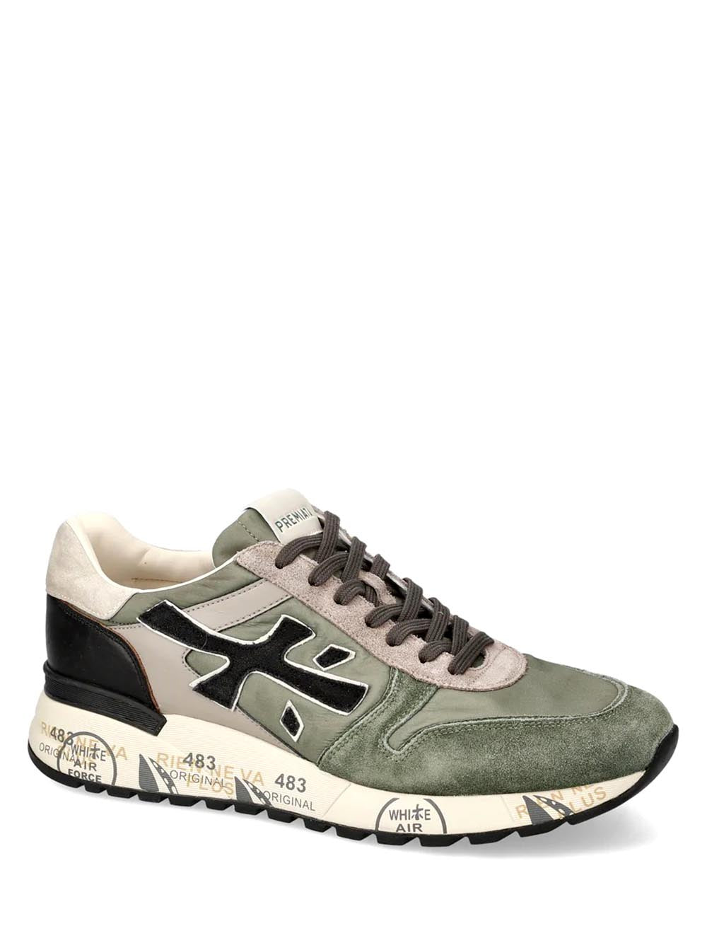 Premiata Sneakers Uomo Mick Verde grigio