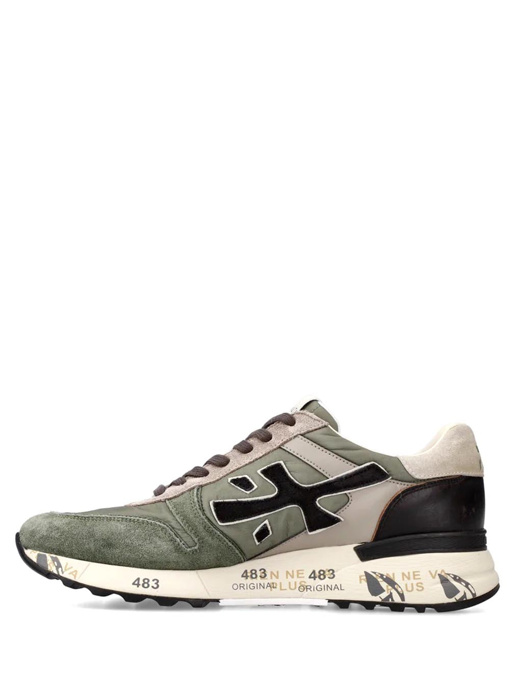 Premiata Sneakers Uomo Mick Verde grigio