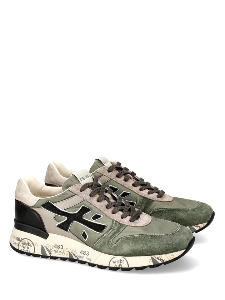 Premiata Sneakers Uomo Mick Verde grigio