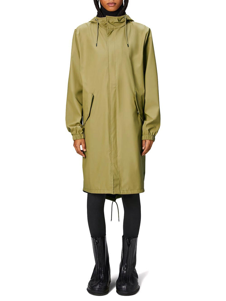 Rains Parka Unisex Fishtail Parka W3 18140 Verde