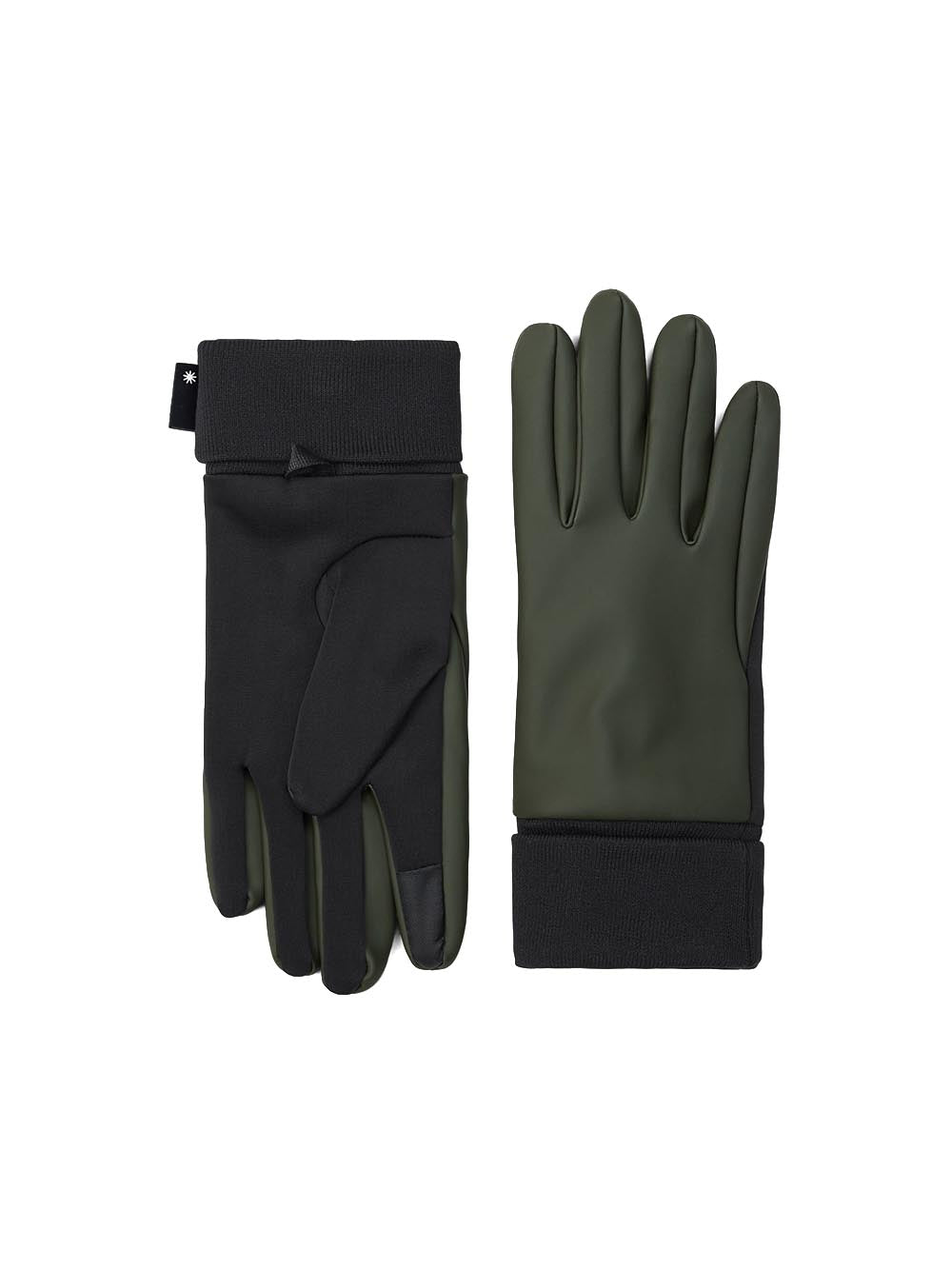 Rains Guanti Unisex Gloves W1 16720 Verde