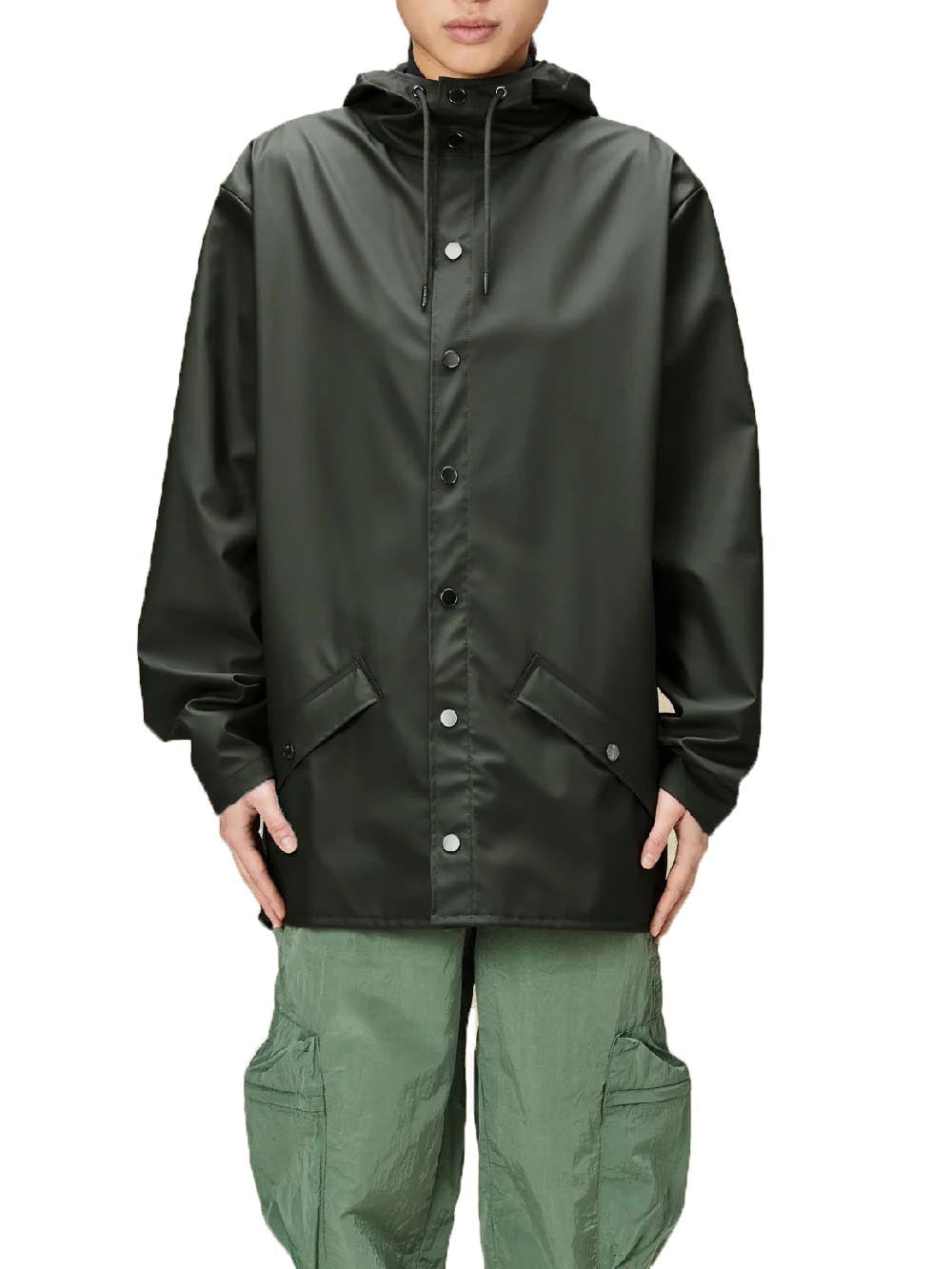 Rains Giubbino Unisex Jacket W3 12010 Verde