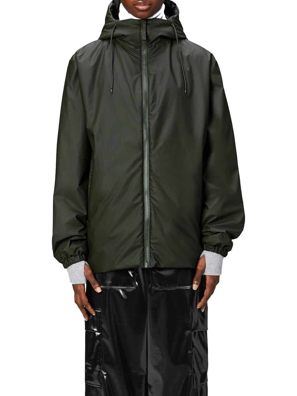 Rains Giubbino Unisex Lohja Jacket W3t1 15770 Verde