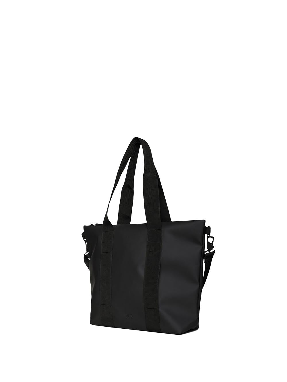 Rains Borsa Unisex Tote Bag Mini W3 14160 Nero