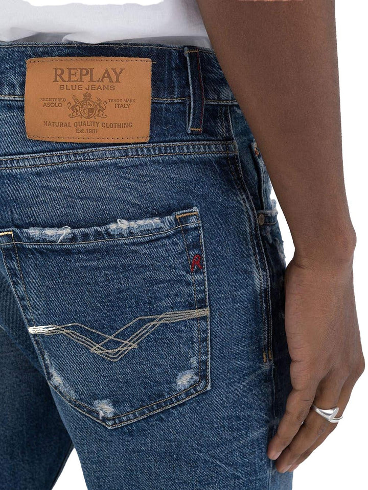 Replay Jeans Uomo M1021p.000.727742r Medio