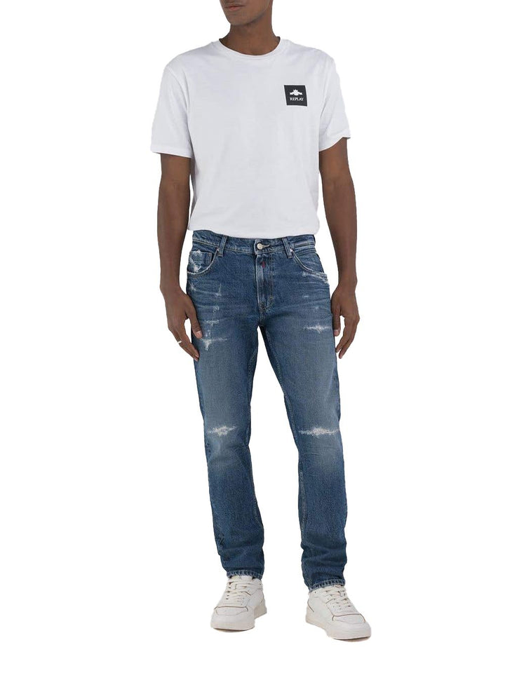 Replay Jeans Uomo M1021p.000.727742r Medio