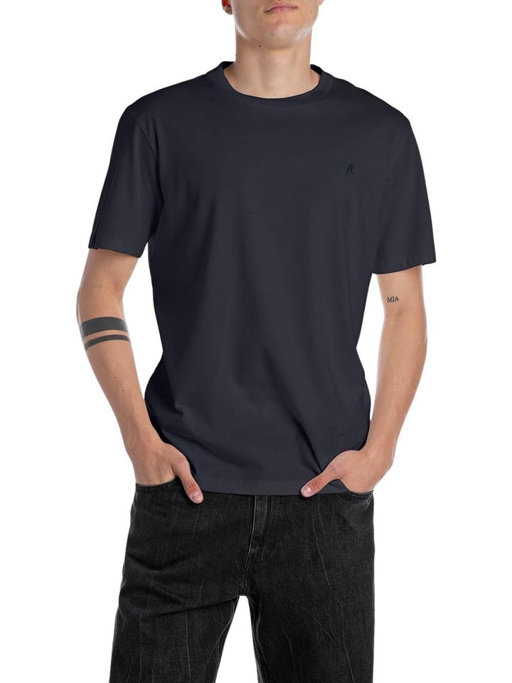 Replay T-shirt Uomo M3097 .000.2660 Blu scuro