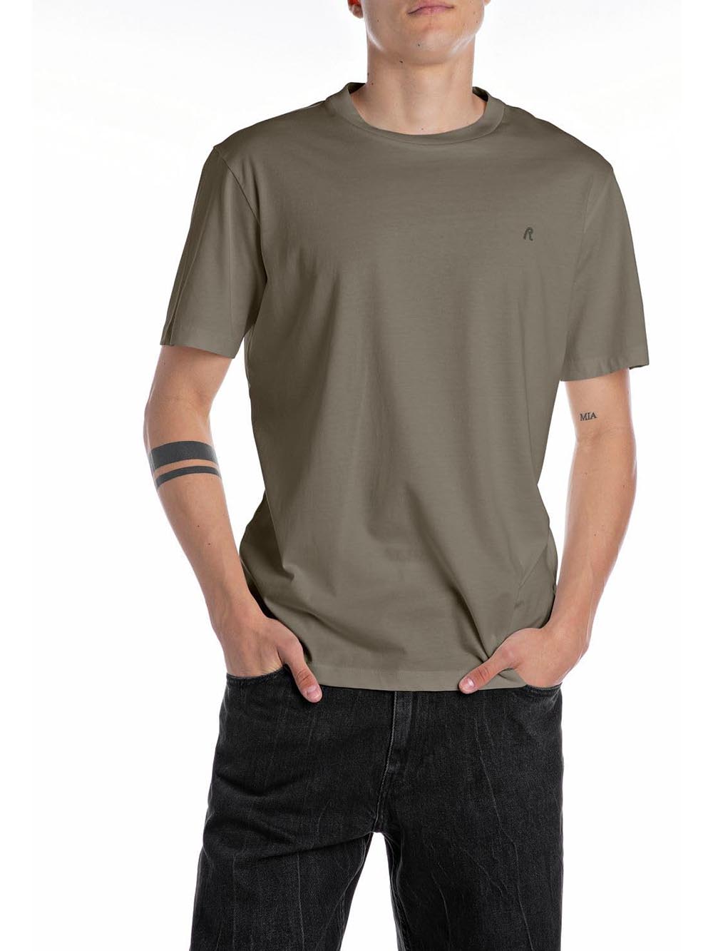 Replay T-shirt Uomo M3097 .000.2660 Verde