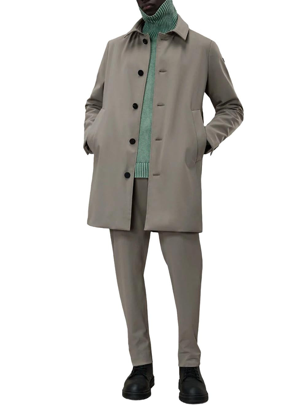 RRD Roberto Ricci Designs Giubbino Uomo Winter Thermo Coat Jkt W24043 Tortora