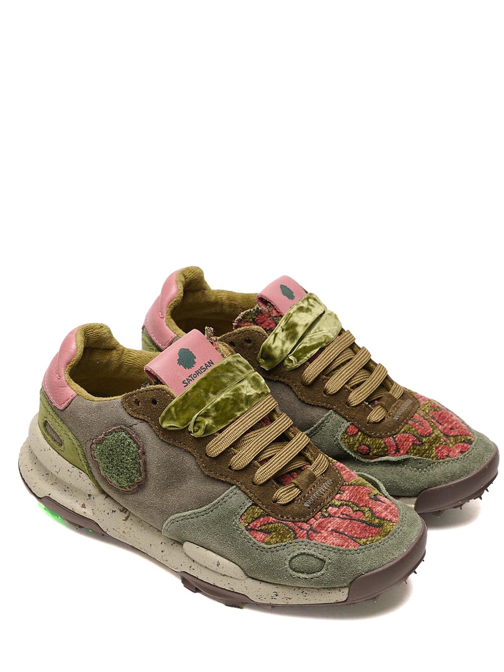 Satorisan Sneaker Donna Chacrona Suede Verde