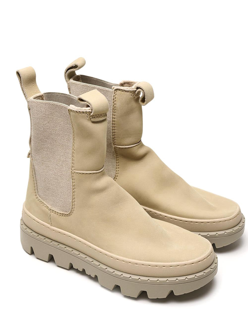 Satorisan Stivaletti Boot Donna Unalome Elastics Premium Beige