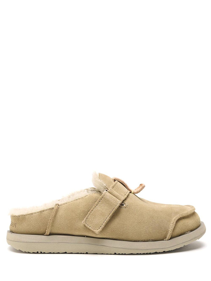 Satorisan Sabot Uomo Uwabaki Clog Strap Beige