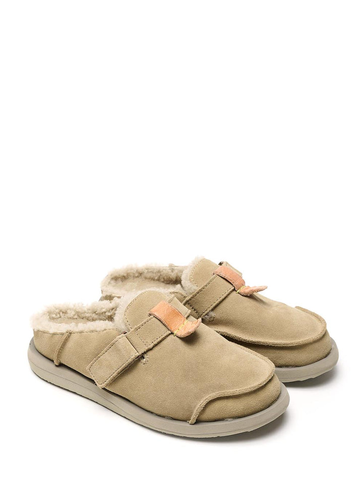 Satorisan Sabot Uomo Uwabaki Clog Strap Beige